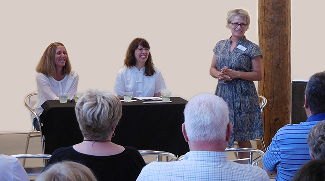 Pulp & Possibilities 2016, exhibit talk: Krista, Jennifer, & Kay