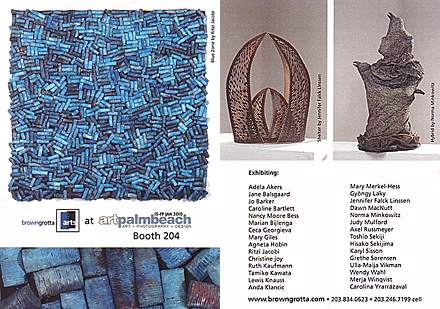 browngrotta arts - Art Palm Beach 2010 postcard